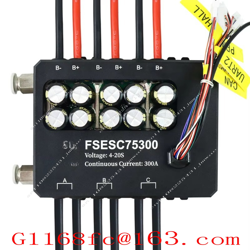 ESC de Alta Corrente 84V 350A  - Vesc 75300 High Current Esc avaliação e preço