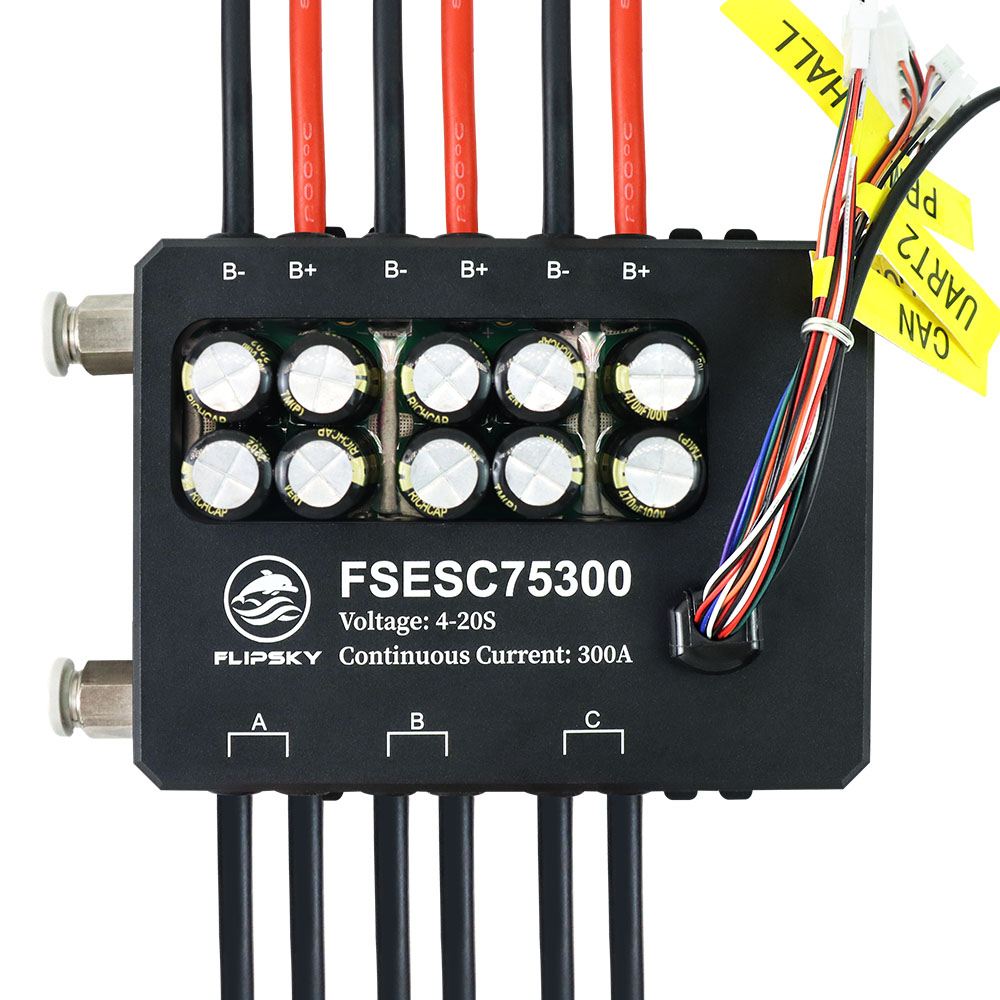 Flipsky Fsesc 75300 84v Base E - Vesc 75300 High Current Esc avaliação e preço