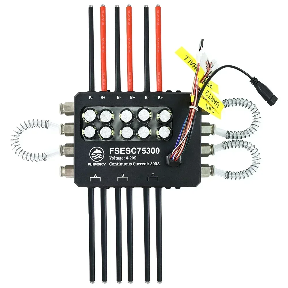 FlipSky FSESC 75300 84V Base E - Vesc 75300 High Current Esc avaliação e preço